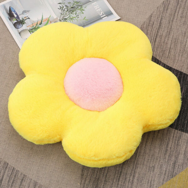 yellow flower pillow