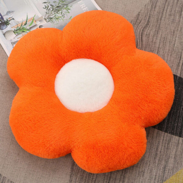 oragne flower pillow