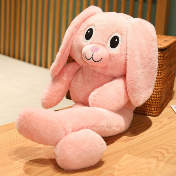 pink long ear bunny