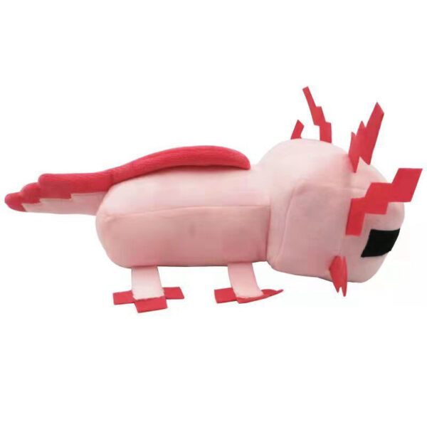 pink minecraft axolotl plush