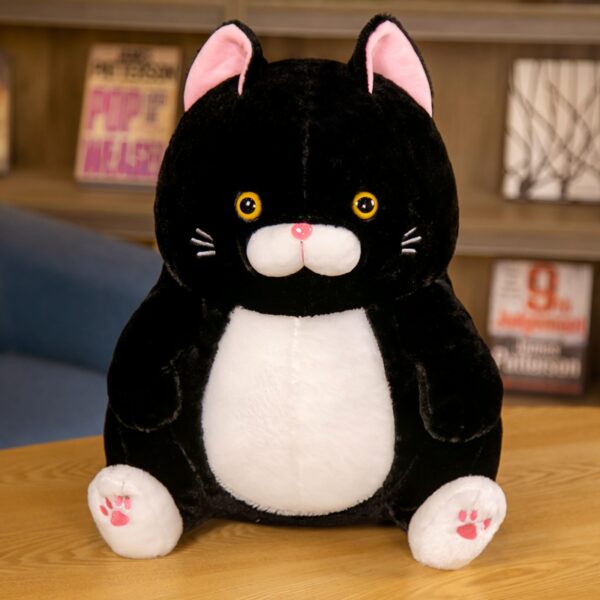 black fat cat plush