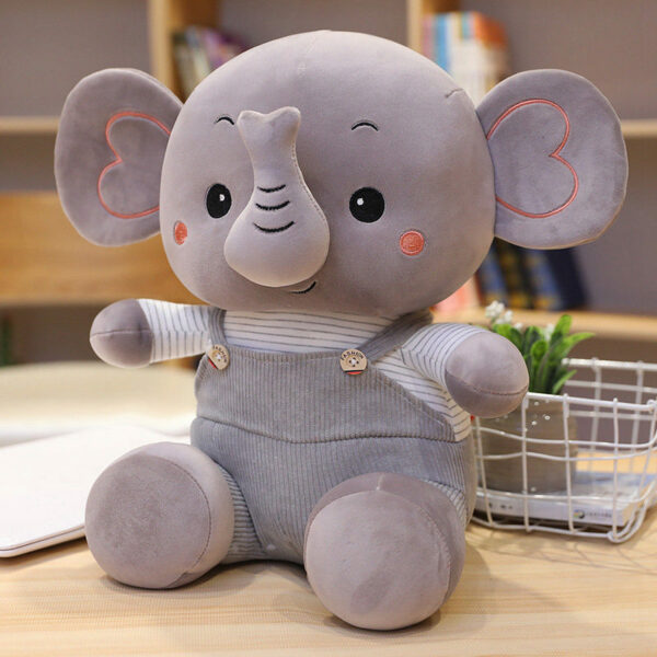 grey elephant stuffed animal