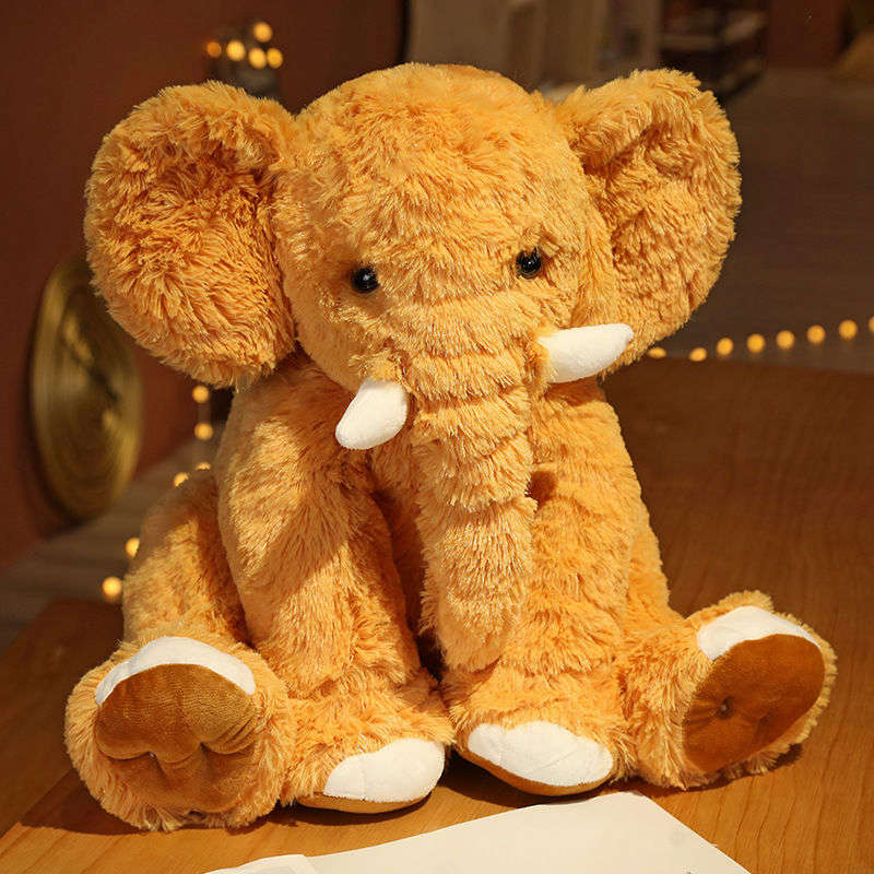 brown elephant stuffed animal