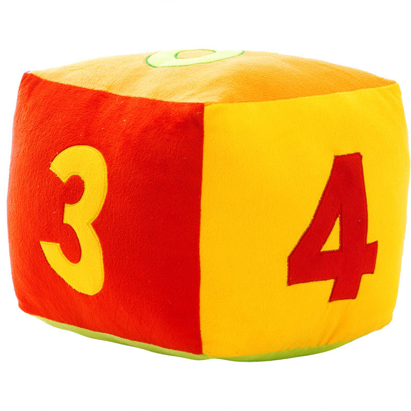 number dice plush toy