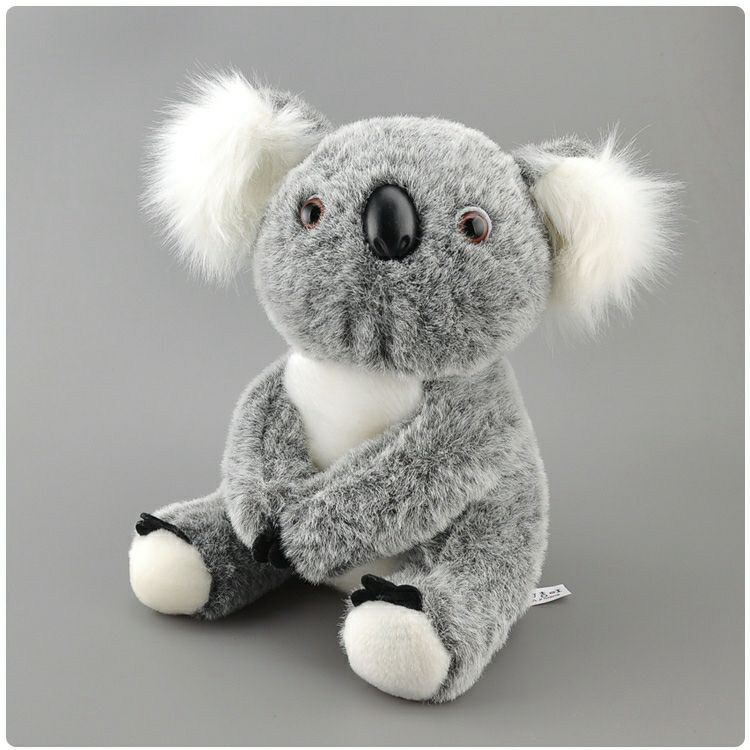 grey koala stuffed animal