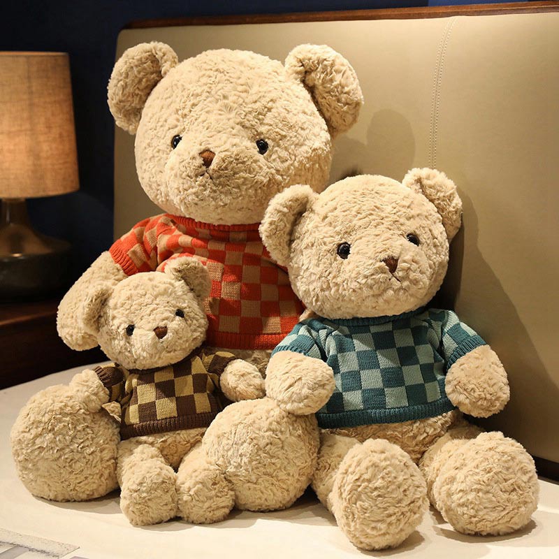 Teddy Bear With Sweater Plush Toy Stuffed Animal 25.6/35.4Inch - High  Quality Custom Soft Stuff Toys Supplier