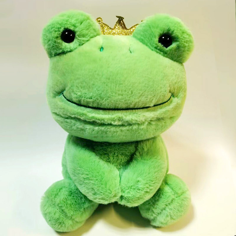 stuffed animal frog with crown gifts