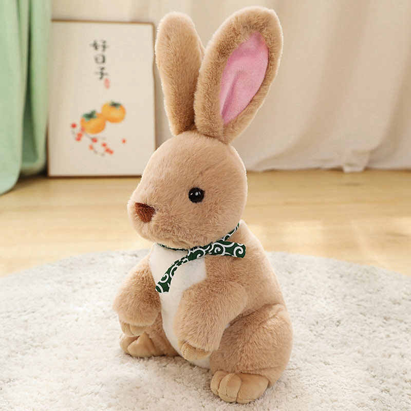 Realistic Bunny Stuffed Toy
