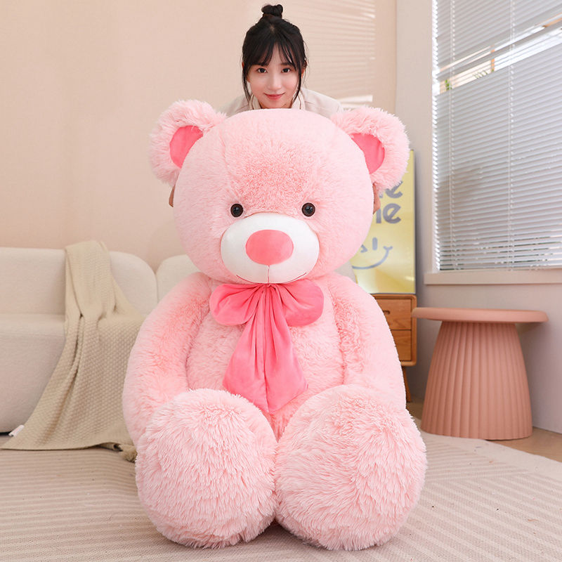 human size teddy bear pink