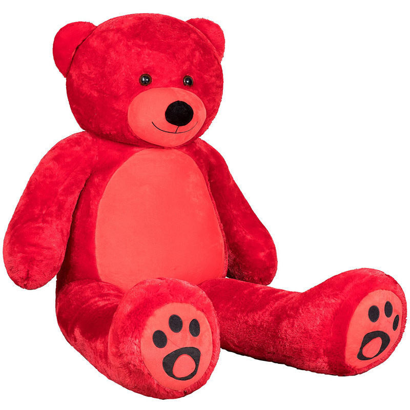 Giant red teddy bear 6ft