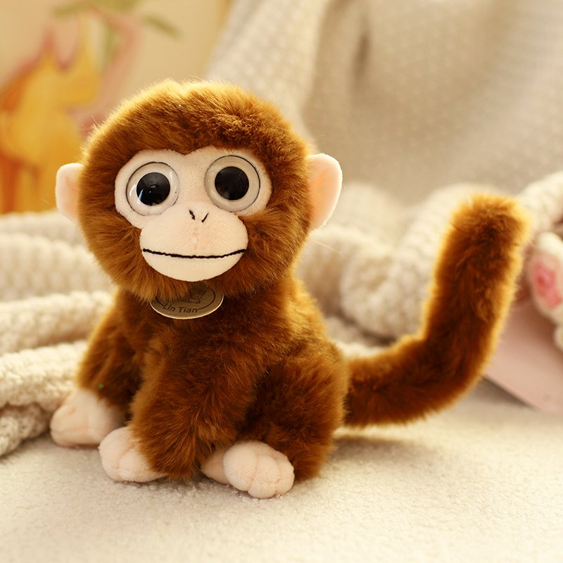 small monkey stuffed animal