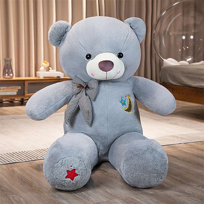 big grey teddy bear